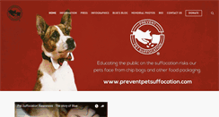 Desktop Screenshot of preventpetsuffocation.com